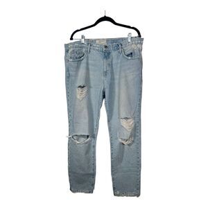 Current/Elliot Women's The Fling Alta Destroy 100% Cotton Ripped Jeans Size 32